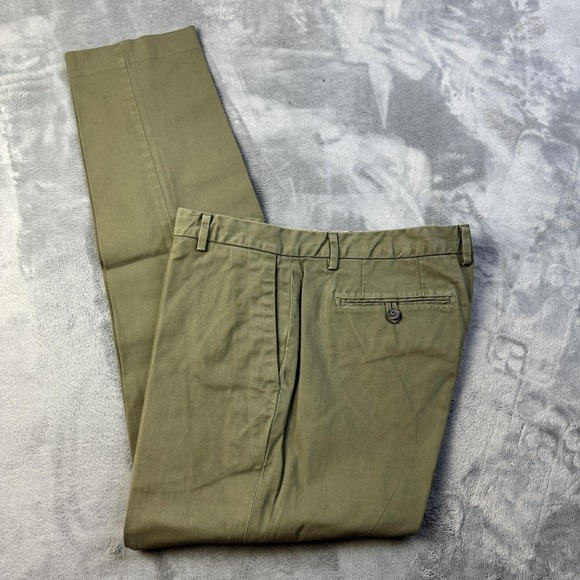Bonobos Pants Mens 35x32 Slim Stretch Chinos Flat Front Cotton Blend Casual - Picture 1 of 10